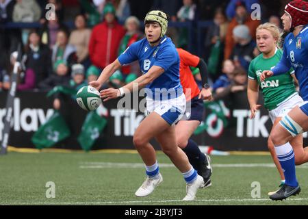 10.. April 2022, Cork, Irland - Six Nations für Frauen: Irland 29 - Italien 8. Stockfoto