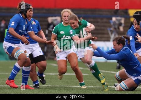 10.. April 2022, Cork, Irland - Six Nations für Frauen: Irland 29 - Italien 8. Stockfoto