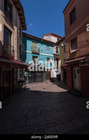 Barrio Húmedo ciudad de León Stockfoto