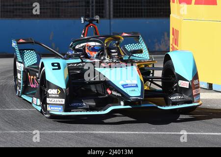 10.. April 2022, Circuito Cittadino dell'EUR, Rom, Italien; FIA Formel E des Roma Race Day 5.; Mitch Evans (nzl) Jaguar TCS Racing Stockfoto