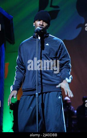 Jamie Foxx nimmt sein TV-Special „Jamie Foxx: Unberechenbar“ auf, 2005