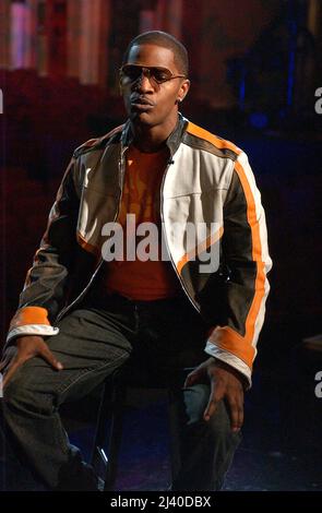 Jamie Foxx nimmt sein TV-Special „Jamie Foxx: Unberechenbar“ auf, 2005