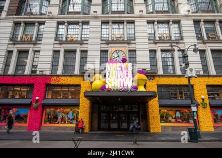 Die Frühlingsblumenschau 2022 im Macy's, Midtown Manhattan, New York City, USA Stockfoto