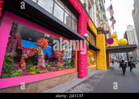 Die Frühlingsblumenschau 2022 im Macy's, Midtown Manhattan, New York City, USA Stockfoto