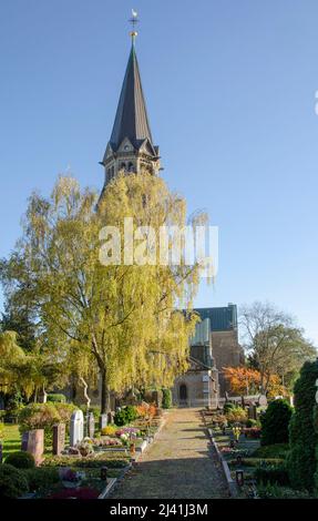 Aachen Eilendorf-St. Severin ist eine katholische Kirche in Aachen-Eilendorf. Stockfoto
