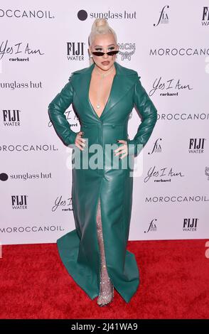 BEVERLY HILLS, CA - 10. APRIL: Christina Aguilera nimmt an den jährlichen Fashion Los Angeles Awards 6. der Daily Front Row in Beverly Wilshire, Einem Four Season, Teil Stockfoto