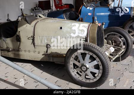 2022. - 1925. April: Der Typ 35B von Chris Hudson auf dem Goodwood Member Meeting 79. Stockfoto