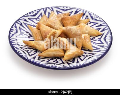 Hausgemachte Mandel-Briouat, marokkanische Küche Stockfoto