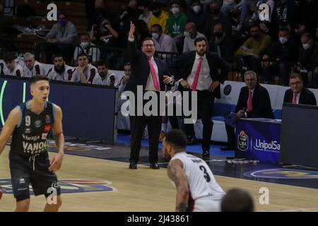 PalaRadi, Cremona, Italien, 10. April 2022, Marco Ramondino (Bertram Yachts Tortona) während der Vanoli Basket Cremona gegen Bertram Derthona Tortona - Italia Stockfoto