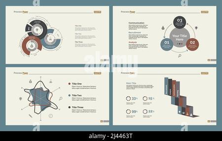 Infografik-Design-Set kann für Workflow-Layout, Diagramm, Jahresbericht, Präsentation, Web-Design verwendet werden. Betriebswirtschaftliches Konzept mit Prozess, Stock Vektor
