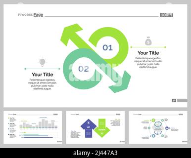 Infografik-Design-Set kann für Workflow-Layout, Diagramm, Jahresbericht, Präsentation, Web-Design verwendet werden. Betriebswirtschaftliches Konzept mit Prozess Stock Vektor