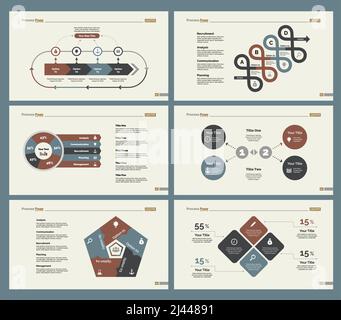 Infografik-Design-Set kann für Workflow-Layout, Diagramm, Jahresbericht, Präsentation, Web-Design verwendet werden. Betriebswirtschaftliches Konzept mit Prozess, Stock Vektor