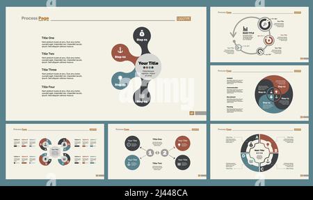 Infografik-Design-Set kann für Workflow-Layout, Diagramm, Jahresbericht, Präsentation, Web-Design verwendet werden. Betriebswirtschaftliches Konzept mit Prozess, Stock Vektor