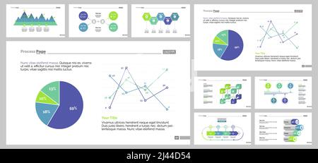 Infografik-Design-Set kann für Workflow-Layout, Diagramm, Jahresbericht, Präsentation, Web-Design verwendet werden. Betriebswirtschaftliches Konzept mit Prozess, Stock Vektor