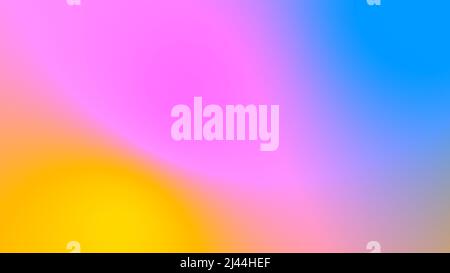 Helle Farbe von blau, rosa, orange Farbverlauf Übergang Stockfoto