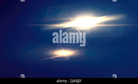 Stern-Licht-Strahl in Licht Leck abstrakt Stockfoto