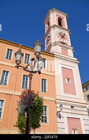 Palais Rusca, Place du Palais, Altstadt von Nizza, Département Alpes-Maritimes, Provence-Alpes-Côte d'Azur, Frankreich Stockfoto
