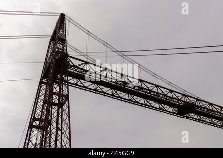 bilbao Weltkulturerbe Hängebrücke in nordspanien Stockfoto