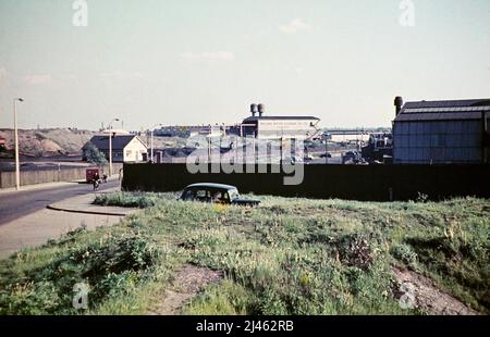 Midland Motor Cylinder Co Ltd, West Works, bekannt als Birmid, Fabrik zwischen Smethwick und West Bromwich, West Midlands, England, UK c 1960 Stockfoto