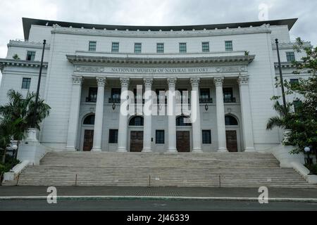 Manila, Philippinen - 2022. März: Fassade des National Museum of Natural History am 27. März 2022 in Manila, Philippinen. Stockfoto