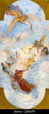 Henri Martin, Apollo und die Musen, Gemälde 1892 Stockfoto