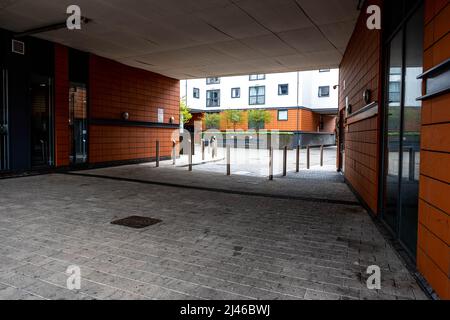Epsom Surrey London UK April 12 2022, Modern residential Town Center Apartment Development Stockfoto