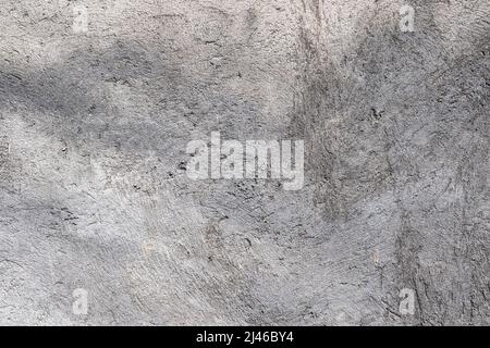 Grau und Weiß Grunge Zement Wand Hintergrund Textur Stockfoto