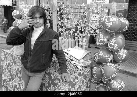 Sizilien, Caltanissetta, April 1980 - Sicilia, Caltanissetta, April 1980 Stockfoto