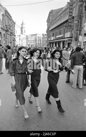 Sizilien, Caltanissetta, April 1980 - Sicilia, Caltanissetta, April 1980 Stockfoto