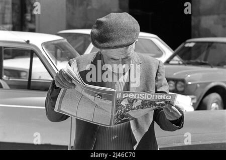 Sizilien, Caltanissetta, April 1980 - Sicilia, Caltanissetta, April 1980 Stockfoto