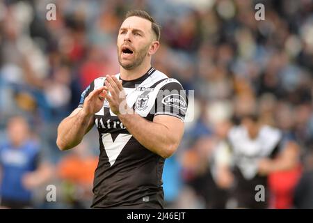 Huddersfield, England - 9.. April 2022 - Luke Gale (7) von Hull FC. Rugby League Betfred Super Challenge Cup Quarter Finals Huddersfield Giants vs Hull FC im John Smith's Stadium, Huddersfield, UK Dean Williams Stockfoto