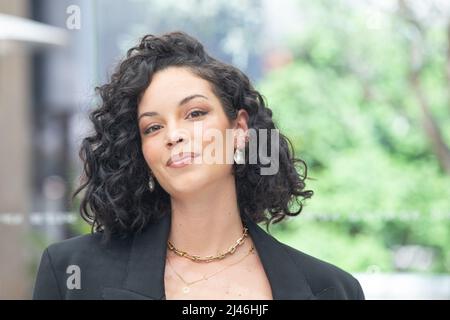 12. April 2022, Rom, RM, Italien: MaitÃ¨ Yanes nimmt an der Fotoschau des Films ''Il Sesso degli Angeli'' in Rom Teil (Bild: © Matteo Nardone/Pacific Press via ZUMA Press Wire) Stockfoto