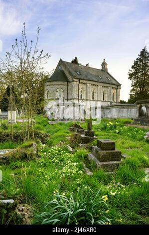 Die anglikanische Kapelle in Southampton alter Friedhof, Southampton, Hamphsire, England. Stockfoto