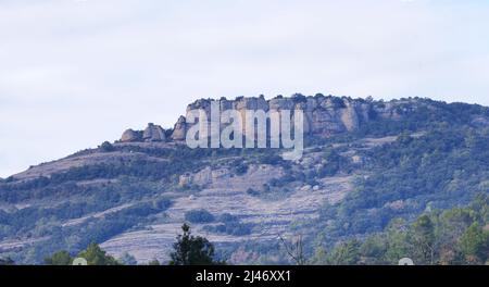 Naturpark Sant Llorens de Munt, Region Bages, Vallés Ocidental und Moyanés, Barcelona, Katalonien, Spanien, Europa Stockfoto