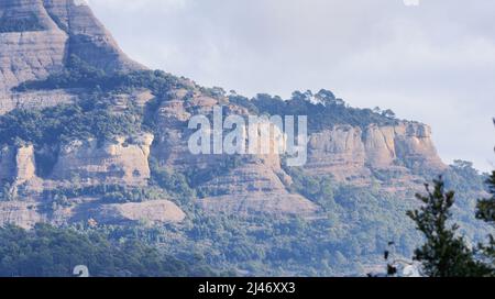 Naturpark Sant Llorens de Munt, Region Bages, Vallés Ocidental und Moyanés, Barcelona, Katalonien, Spanien, Europa Stockfoto