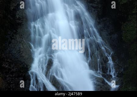 Nördlicher Bach von Gray Mare's Tail / Rhaeadr Y Parc Mawr. Stockfoto