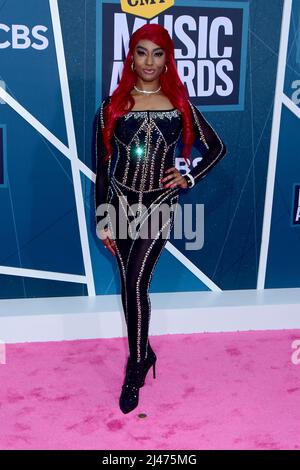11. April 2022 – Nashville, Tennessee – Reyna Roberts. 2022 CMT Music Awards im Nashville Municipal Auditorium. Stockfoto