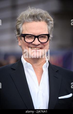 London, Großbritannien. 12. April 2022. Colin Firth bei der britischen Premiere der Operation Hackeat im Curzon Mayfair Kino in London. Bilddatum: Dienstag, 12. April 2022. Bildnachweis sollte lauten: Matt Crossick/Empics/Alamy Live News Stockfoto