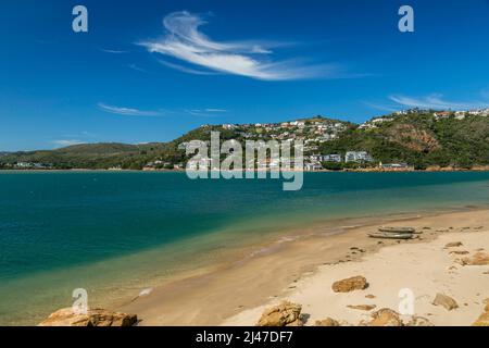 Plettenberg Bay in Südafrika. Stockfoto