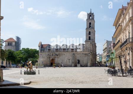 Basilika San Francisco de Asis, Plaza de San Francisco de Asis, Altstadt von Havanna, Havanna, La Habana, Republik Kuba Stockfoto