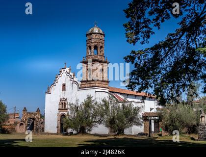 Kirche La Soledad in Tzintzuntzan, Mexiko Stockfoto