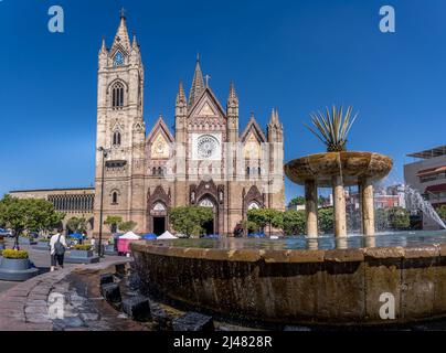 The templo expiatorio del Santísimo sacramento, Mexiko Stockfoto