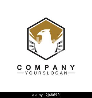 Eagle Icon Logo Design Vektorvorlage Stock Vektor