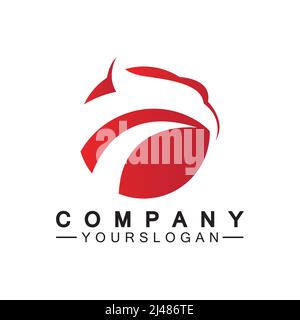 Eagle Icon Logo Design Vektorvorlage Stock Vektor