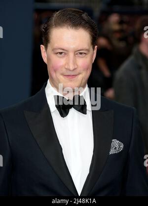 Apr 12, 2022 - London, England, UK - Lorne MacFadyen bei der Operation Mincemeat UK Filmpremiere, Curzon Mayfair Stockfoto