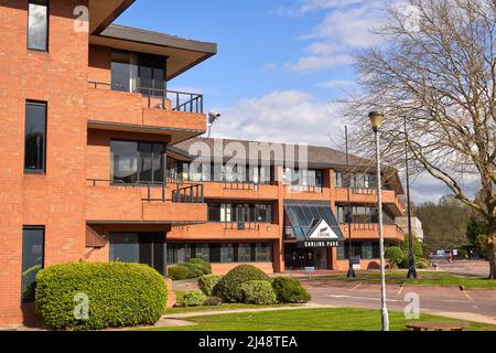 Hauptniederlassungen der Molson Coors Brauerei in Burton Upon Trent, Staffordshire, Großbritannien Stockfoto