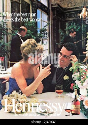 Werbespot des „Playboy“-Magazins vom November 1987, USA Stockfoto