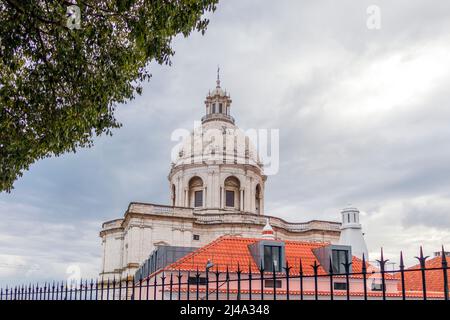 National Pantheon im Viertel Alfama, historisches Denkmal von Lissabon, Wahrzeichen von Lissabon, Portugal, Europa Stockfoto