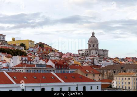 National Pantheon im Viertel Alfama, historisches Denkmal von Lissabon, Wahrzeichen von Lissabon, Portugal, Europa Stockfoto