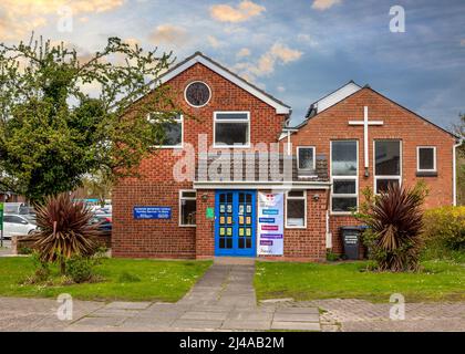 Methodistische Kirche in Alcester, Warwickshire, England. Stockfoto